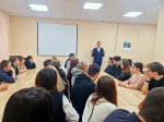 Александр Денежкин провел "День правового информирования" в Ногинском колледже